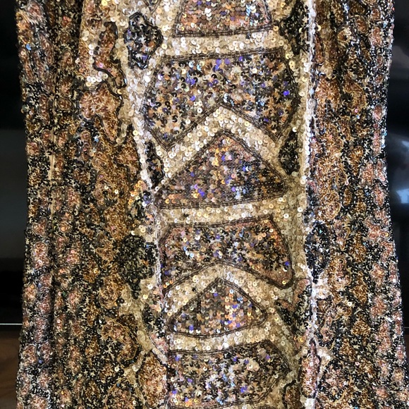 LIKE NEW All Saints Spitalfields Python Embellished Dress 2 - Picture 10 of 10